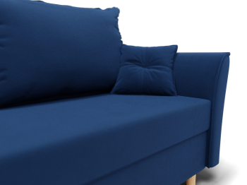 Прямой диван Наоми,еврокнижка,велюр