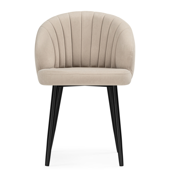 Стулья, Стул на металлокаркасе Бэнбу некрутящийся marseille (чёрный)