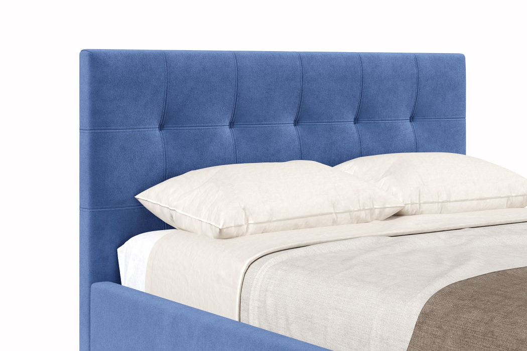 Мягкая кровать, Кровать Турин 1400, велюр