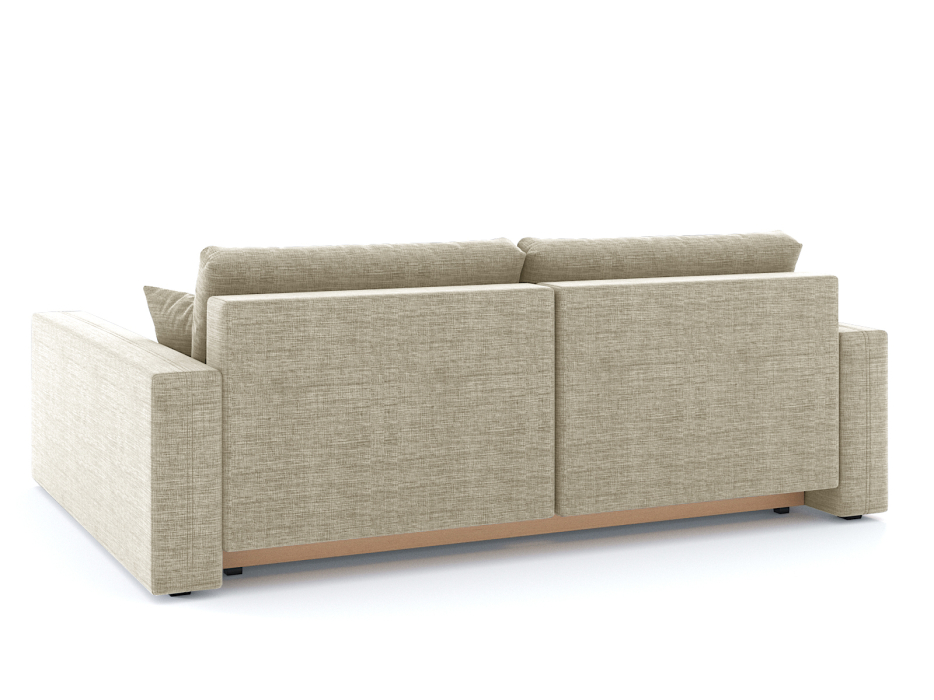 Диваны угловые в гостиную, Диван-кровать угловой Брест 2 секции еврокнижка, рогожка