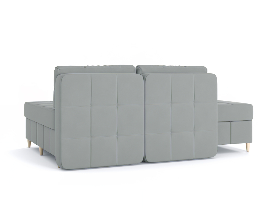 Диваны угловые в гостиную, Диван-кровать угловой Оливер Люкс 2 еврокнижка-трансформер, велюр