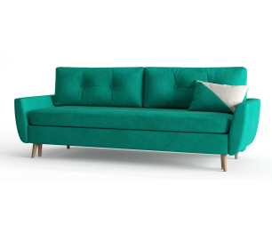 Диван-кровать Норфолк, независимый пружинный блок, велюр