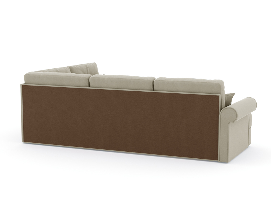 Диваны угловые в гостиную, Диван-кровать угловой Мирта дельфин, велюр