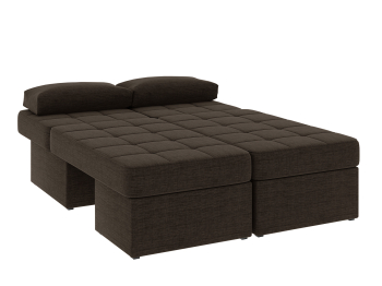 Диван-кровать угловой Оливер еврокнижка-трансформер, рогожка