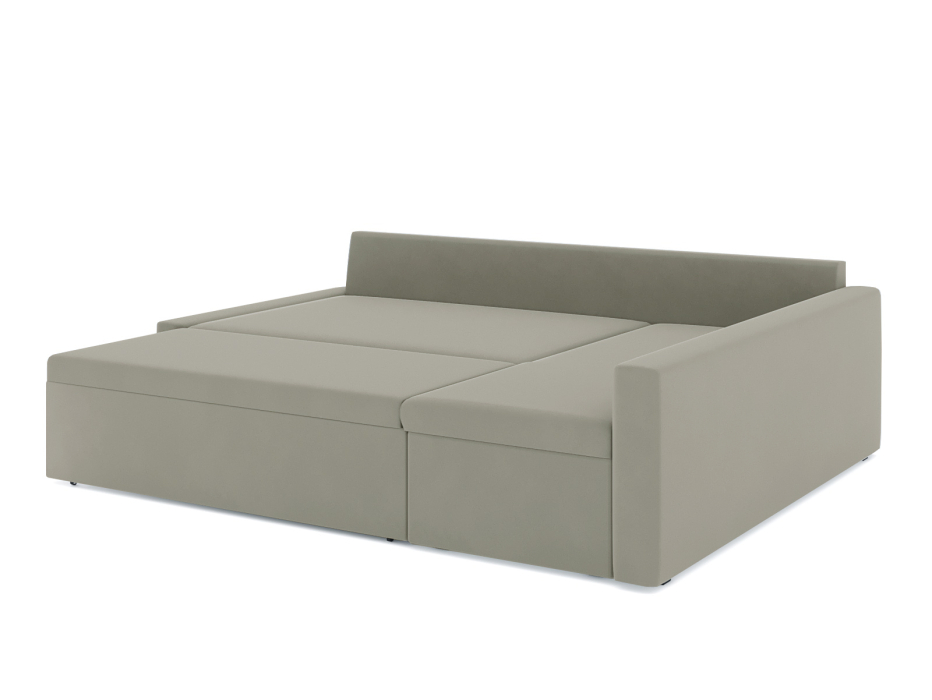 Диваны угловые в гостиную, Диван-кровать угловой Фрихетен дельфин, велюр