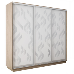 Шкаф-купе Экспресс 3-х дверный Фотопечать Ленты Стекла 240х60х220