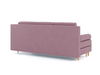 Диван-кровать Белфаст без подлоктоников еврокнижка, велюр