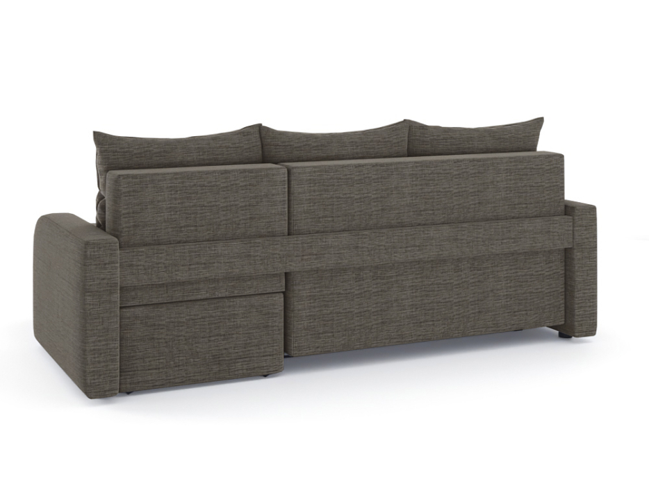 Диваны угловые в гостиную, Диван-кровать угловой Мини Люкс трехсекционная еврокнижка, рогожка Люкс