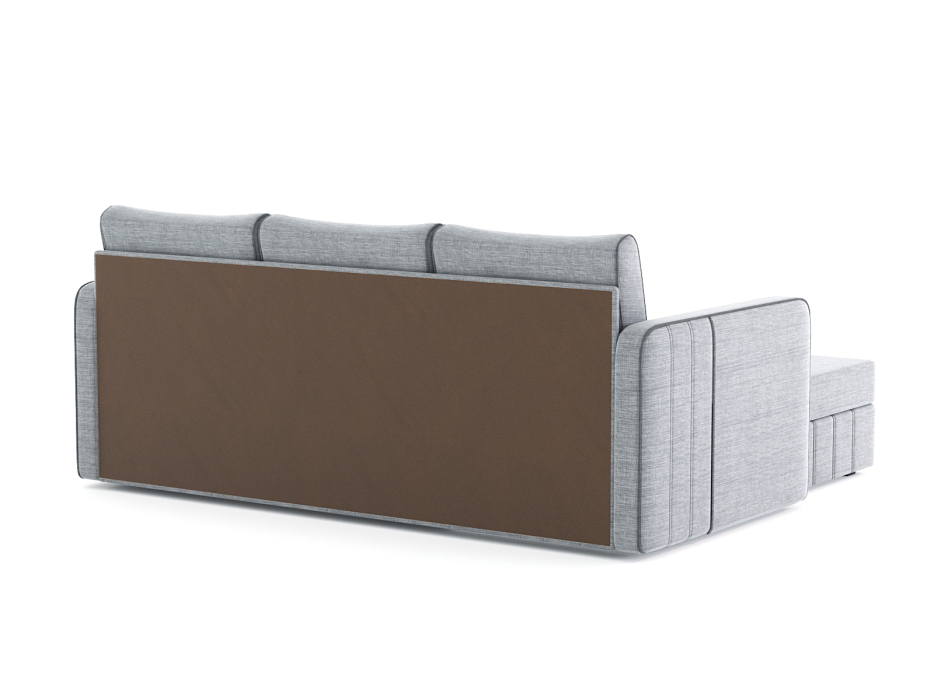 Диваны угловые в гостиную, Диван-кровать угловой Cлим дельфин, рогожка