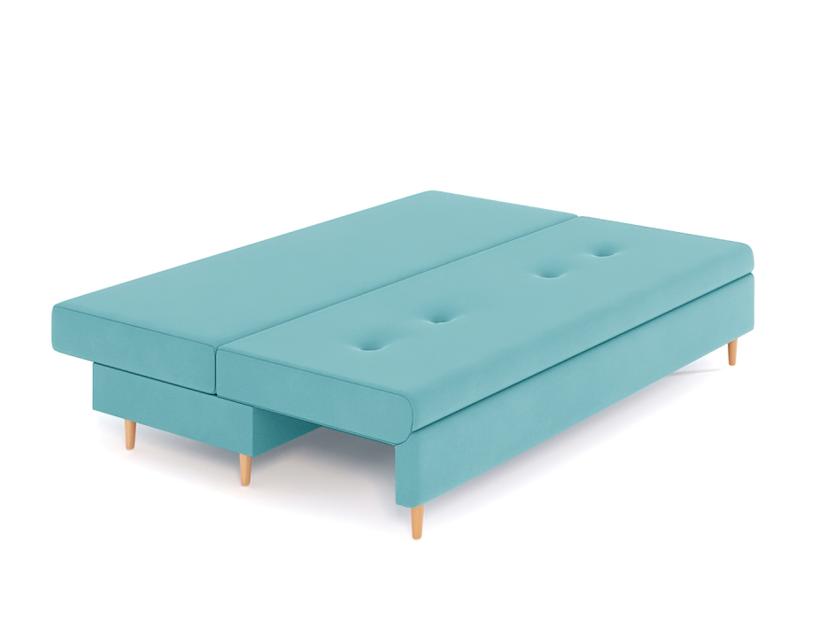 Диваны еврокнижки, Диван-кровать Белфаст без подлоктоников еврокнижка, велюр