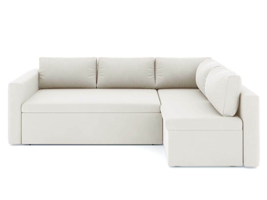 Диваны угловые в гостиную, Диван-кровать угловой Мансберг дельфин, велюр