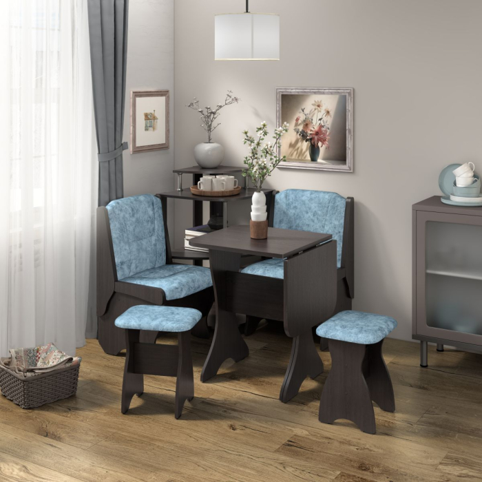 Кухонные уголки, ЛОТОС Скамья 550 Комплектация№4 Велюр
