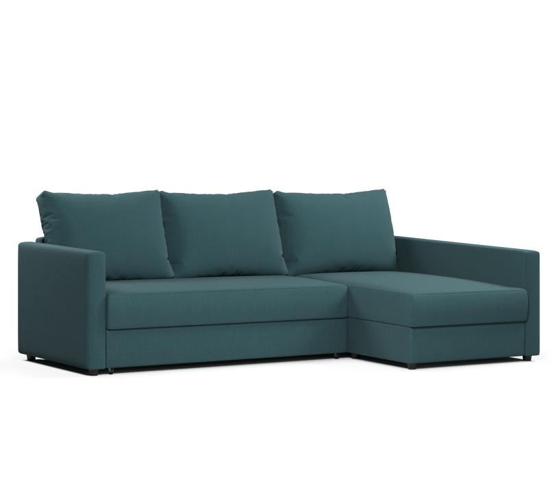 Диваны угловые, Диван угловой Фрисби дельфин, велюр