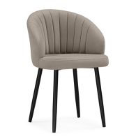 Стулья, Стул на металлокаркасе Бэнбу некрутящийся marseille (чёрный)