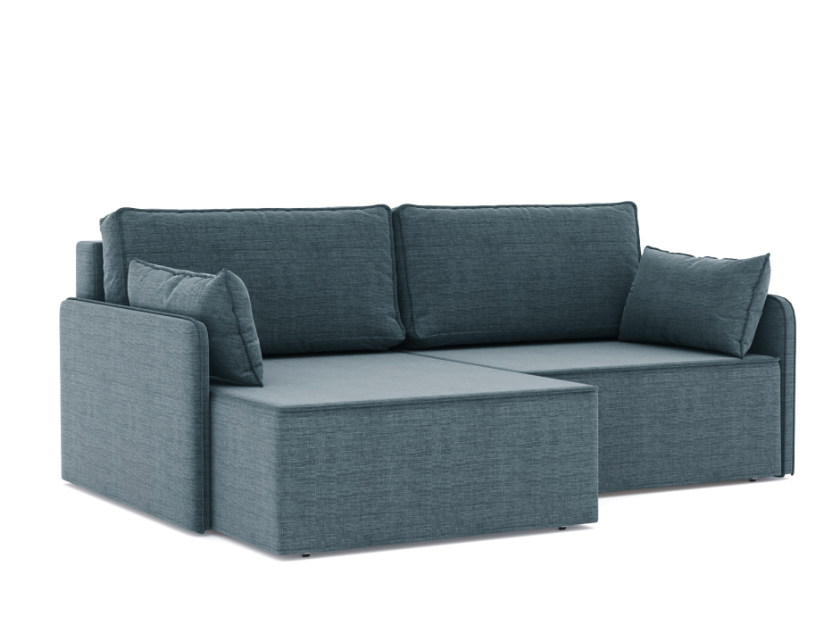 Диваны угловые в гостиную, Диван-кровать угловой еврокнижка Блюм, рогожка Люкс