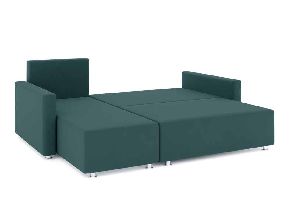 Диваны угловые в гостиную, Диван-кровать угловой Челси еврокнижка, велюр