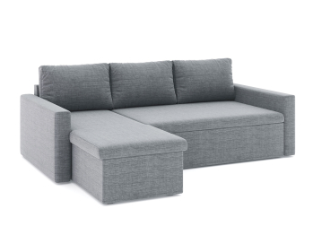 Диван-кровать угловой Турин дельфин, рогожка