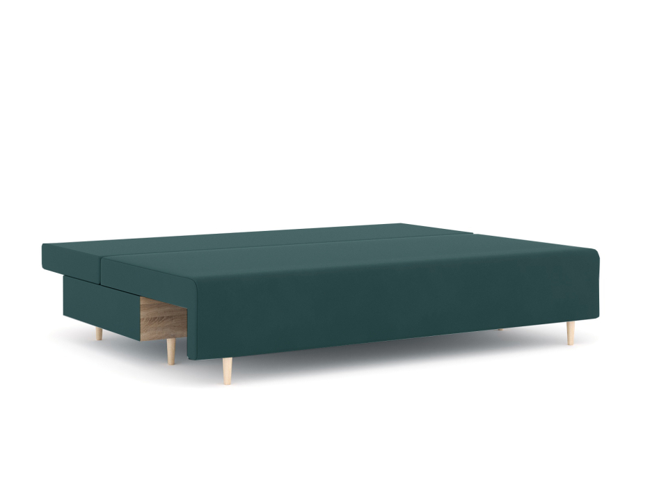 Диваны еврокнижки, Диван-кровать еврокнижка Смайл без подлокотников, велюр