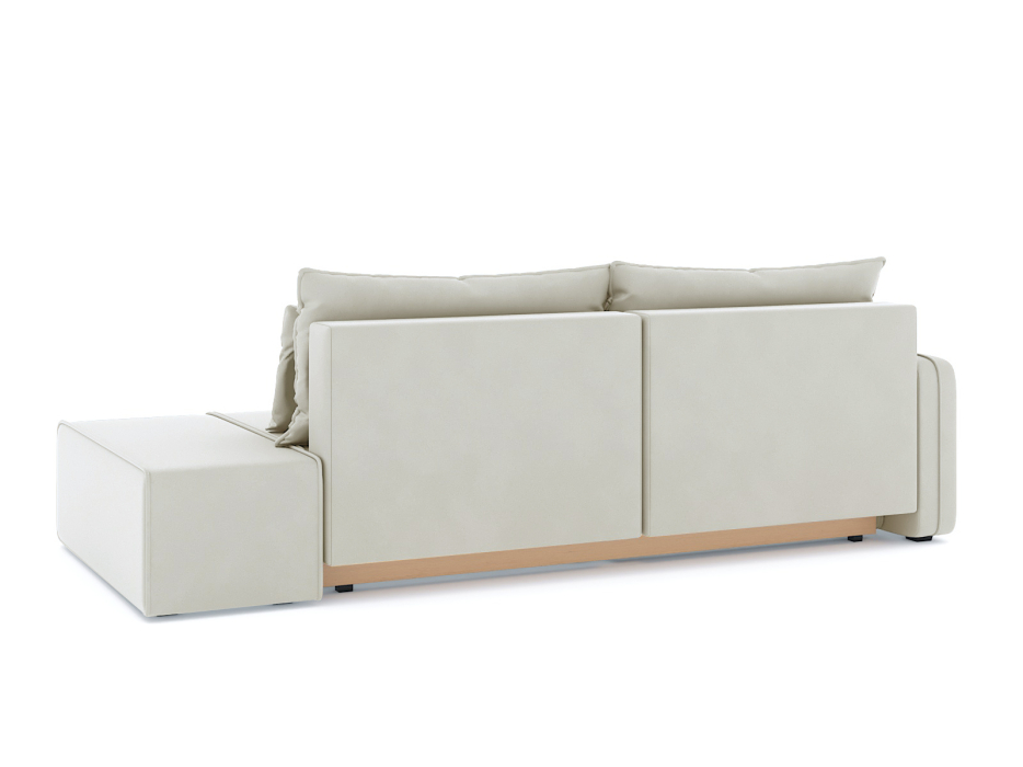 Диваны угловые в гостиную, Диван-кровать угловой Портленд еврокнижка НПБ, велюр