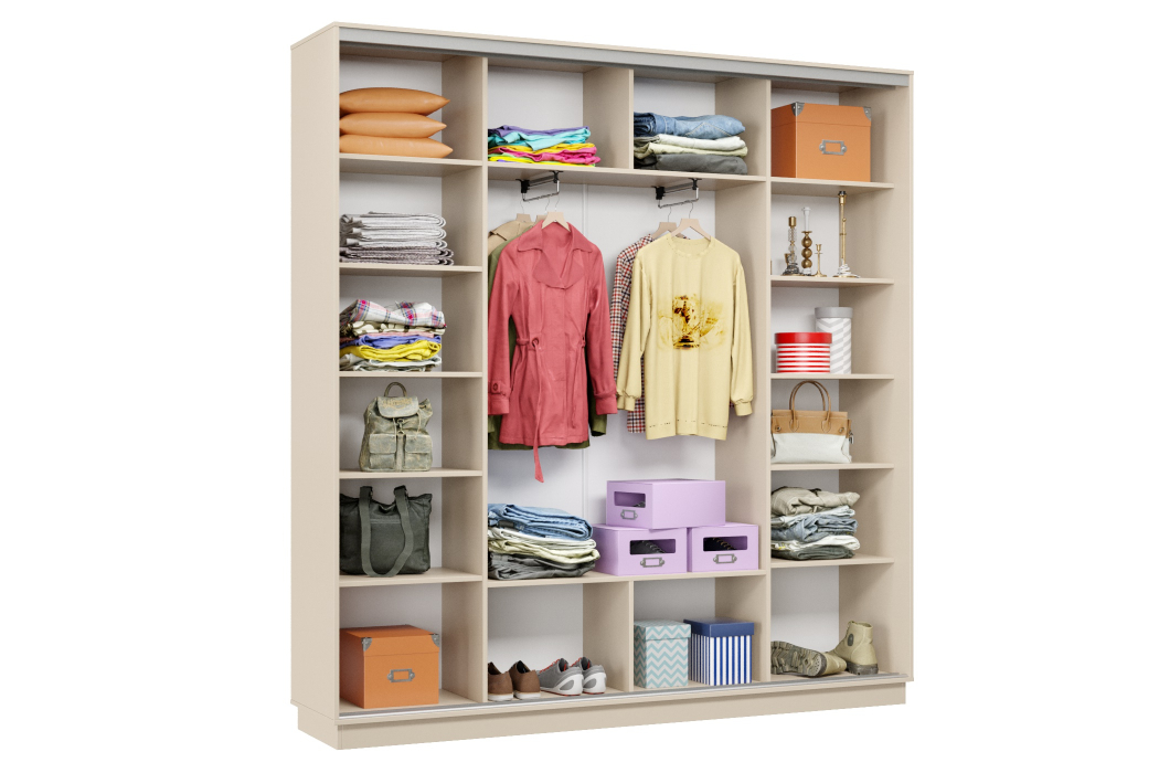 Шкафы-купе 3-х дверные, Шкаф-купе Премьер Лайт 33 (08;11;08) трехдверный