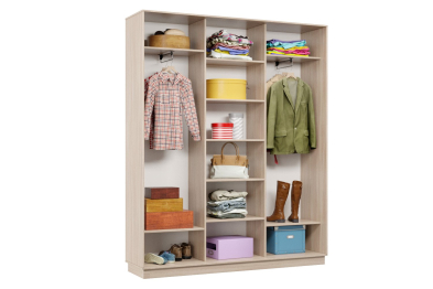 Шкаф-купе Премьер 25 (14;14;14) трёхдверный