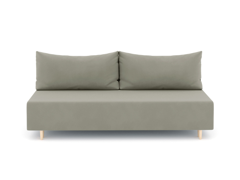 Диваны еврокнижки, Диван-кровать еврокнижка Смайл без подлокотников, велюр