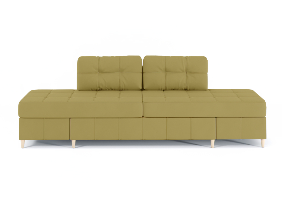 Диваны угловые в гостиную, Диван-кровать угловой Оливер Люкс 2 еврокнижка-трансформер, велюр