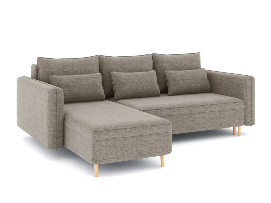 Диваны угловые в гостиную, Диван-кровать угловой Рон еврокнижка-пантограф, рогожка Люкс