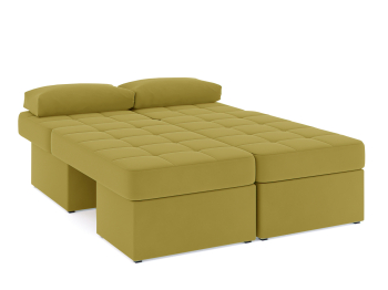 Диван-кровать угловой Оливер еврокнижка-трансформер, велюр