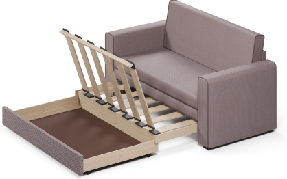 Диван-кровать Санта выкатной, велюр