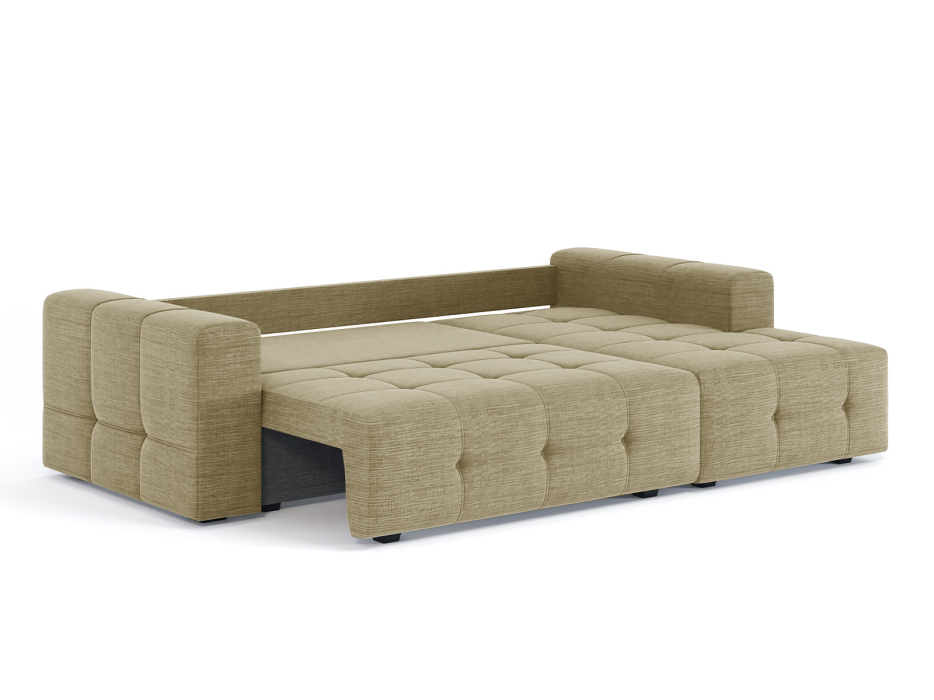 Диваны угловые в гостиную, Диван-кровать угловой Прадо, еврокнижка, рогожка