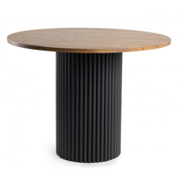 Стол Барел 100 (черные ноги)