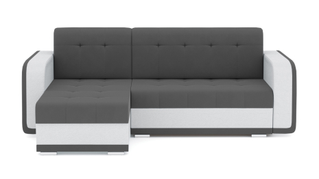 Диван-кровать угловой Генри еврокнижка, велюр+кож.зам