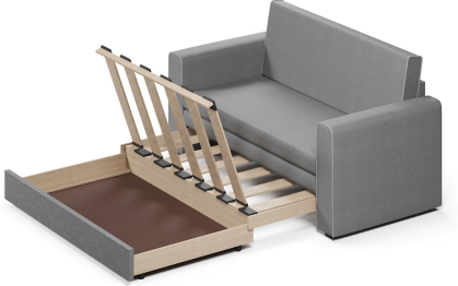 Диван-кровать Санта выкатной, велюр