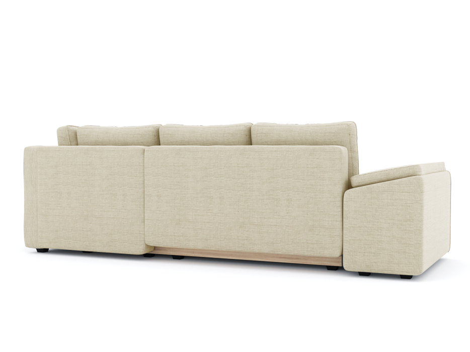 Диваны угловые в гостиную, Диван-кровать угловой Хавьер 1 ПБ еврокнижка, рогожка Люкс