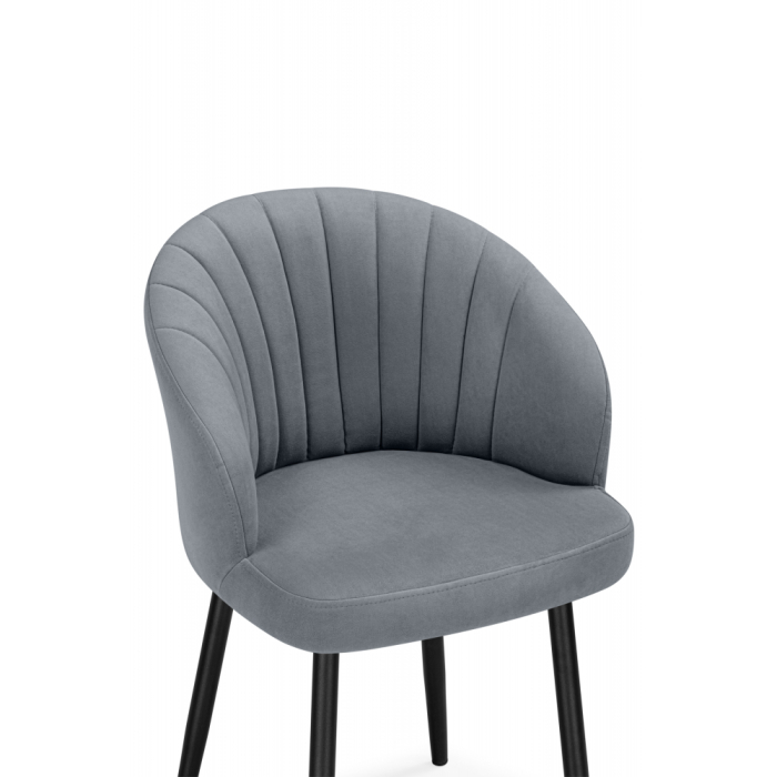 Стулья, Стул на металлокаркасе Бэнбу некрутящийся marseille (чёрный)