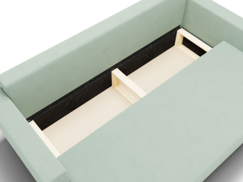 Прямой диван Пульсар,еврокнижка,велюр