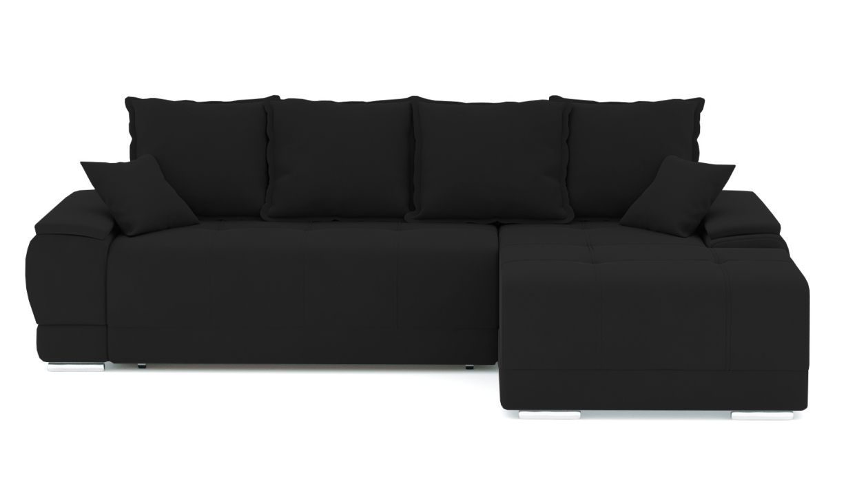 Диваны угловые в гостиную, Диван-кровать угловой Нордвикс Мини, велюр