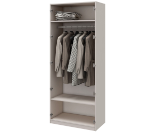 Шкаф 2-х дверный, 90 см Люкс