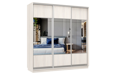 Шкаф-купе Премьер Лайт 33 (05;05;05) трехдверный