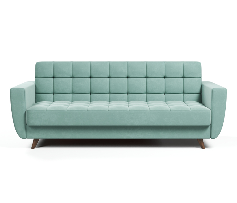 Диваны с ящиком для белья, Диван-кровать Корсика, книжка, велюр