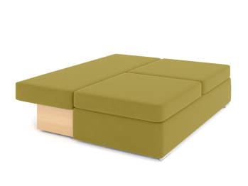 Диван-кровать еврокнижка Лавия, велюр