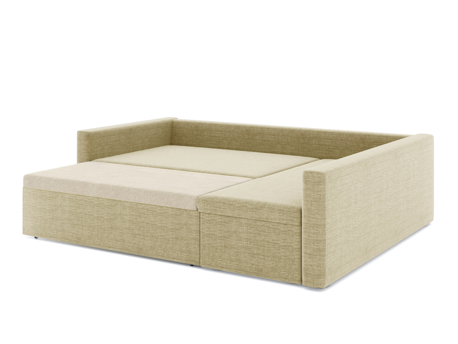 Диваны угловые в гостиную, Диван-кровать угловой Мансберг дельфин, рогожка