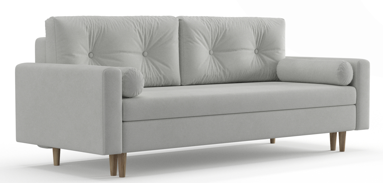 Диваны еврокнижки, Диван-кровать Таврида, пружинный блок, велюр