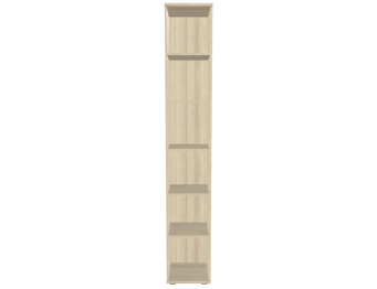 Модульная система Карина Шкаф ШК-1057 пенал для книг со стеклом