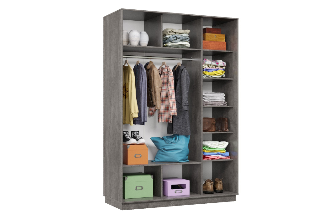 Шкафы-купе 2-х дверные, Шкаф-купе Премьер 12 (01ЗБ;01ЗБ) фасады зеркало бронза/двухдверный/Профиль чёрный муар