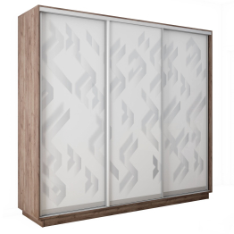 Шкаф-купе Экспресс 3-х дверный Фотопечать Ленты Стекла 180х60х220