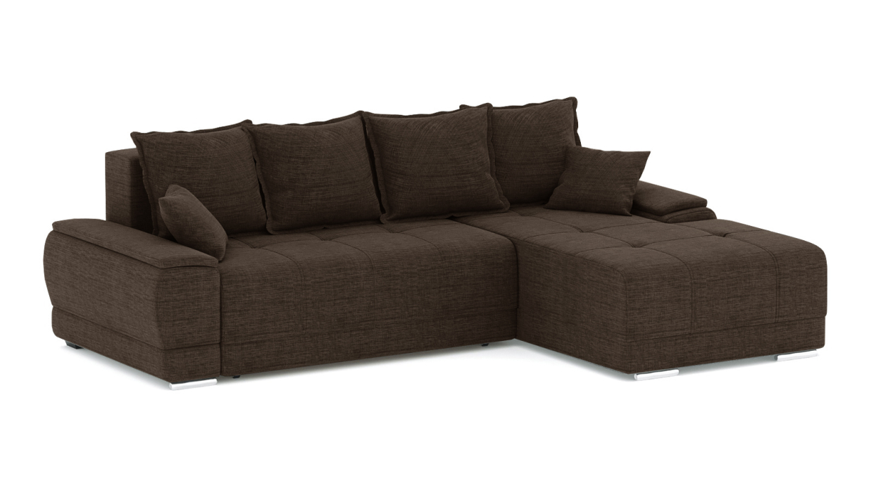 Гостиная, Диван-кровать угловой Нордвикс Мини, рогожка