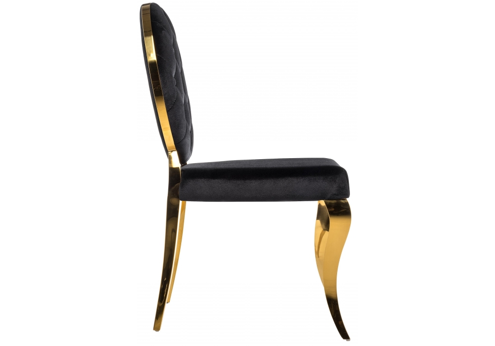 Стулья, Стул Odda черный/золотой