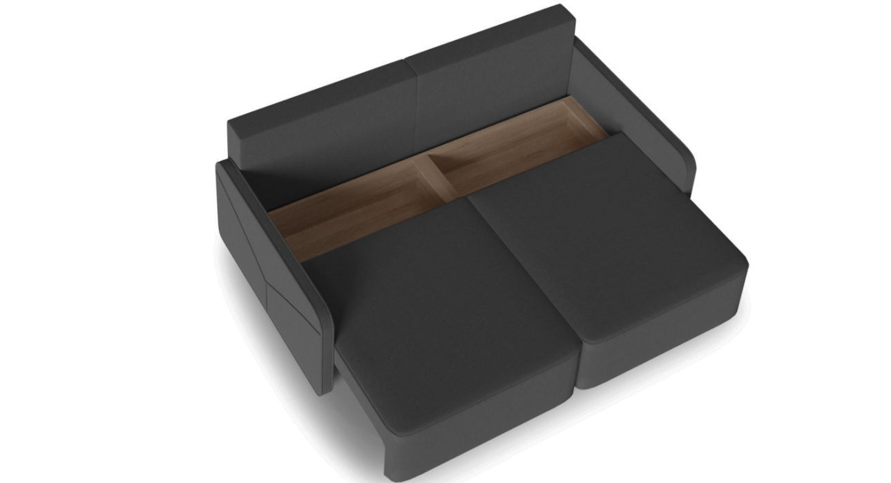 Диваны еврокнижки, Диван-кровать еврокнижка-трансформер Тоскана, велюр